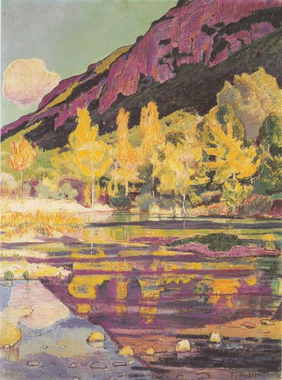 At the Foot of Petit Saleve by Ferdinand Hodler